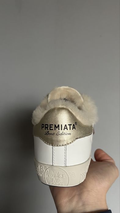 Кеди з хутром , преміата , premiata зимні . 38 р / 24.5 см