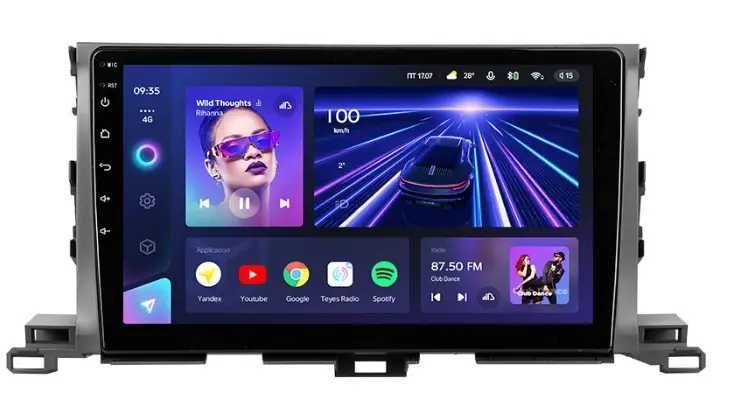 Штатная магнитола Teyes CC3 360° для Toyota Highlander 6GB+128GB