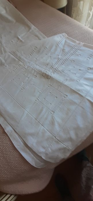 Lindo Lençol Bordados Manuais