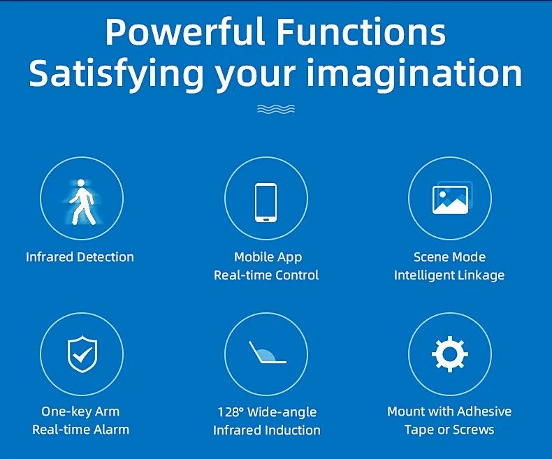 Sensor movimento Tuya (Novo) WiFi