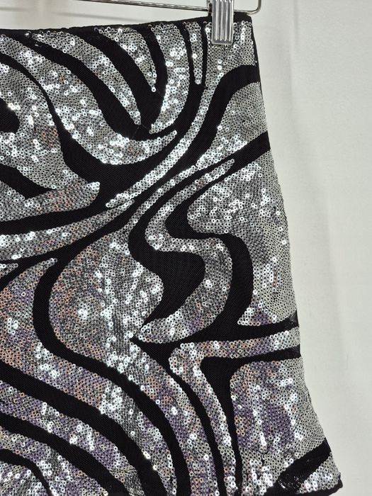 Spódnica mini z cekinami Shein sylwestrowa 36 S 8