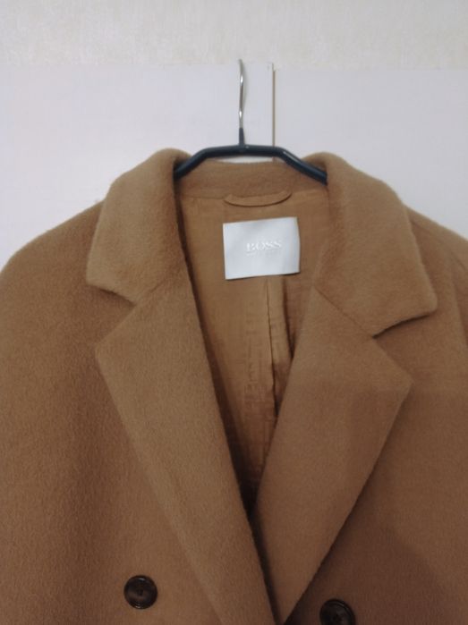 Пальто із альпаки і вовни Hugo boss