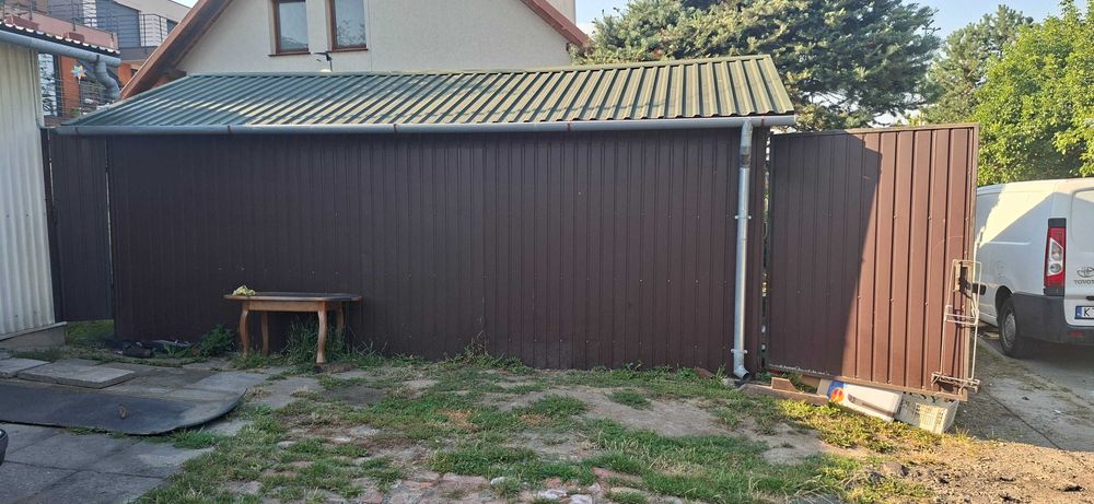 Garaż blaszany do wynajęcia 18m²