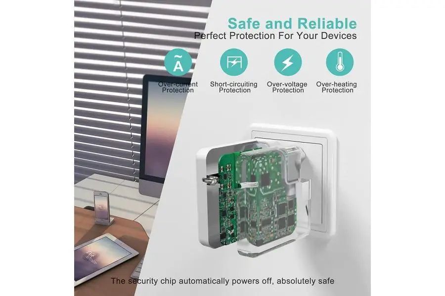 Блок живлення 96W USB-C Power Adapter для MacBook Pro 13-15" (2016-2023) MacBook Air (2018-2024)
