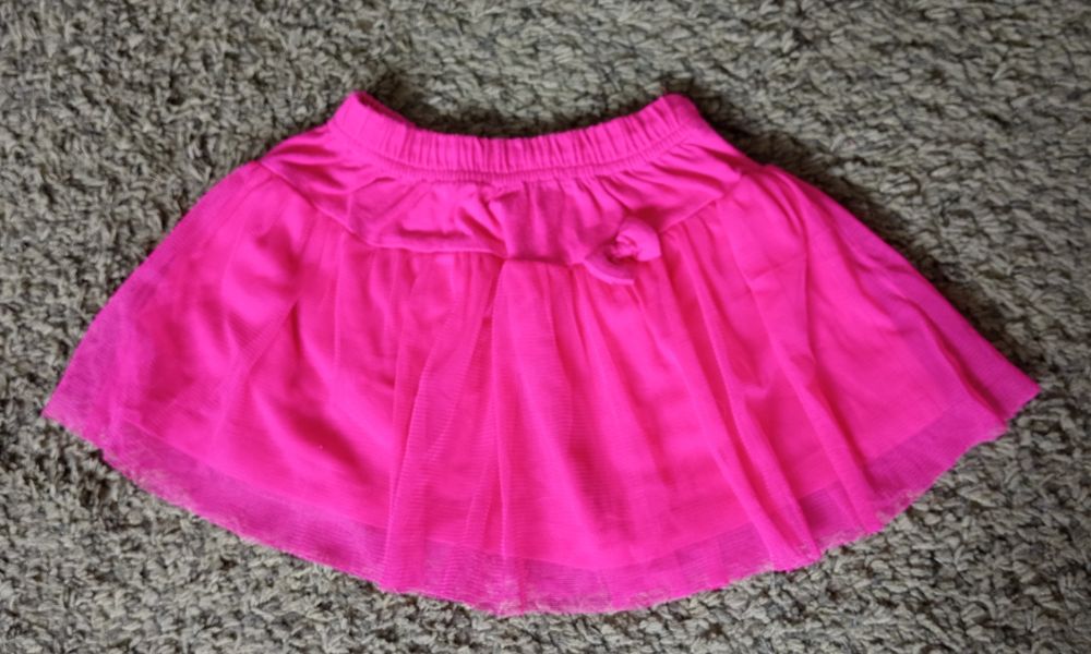 Różowa spódniczka tiulowa