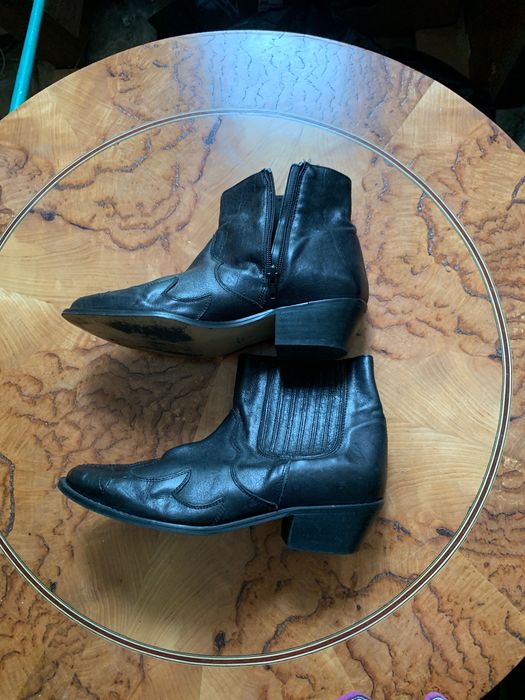 Asos 38, skórzane klasyczne kowbojki sztyblety
