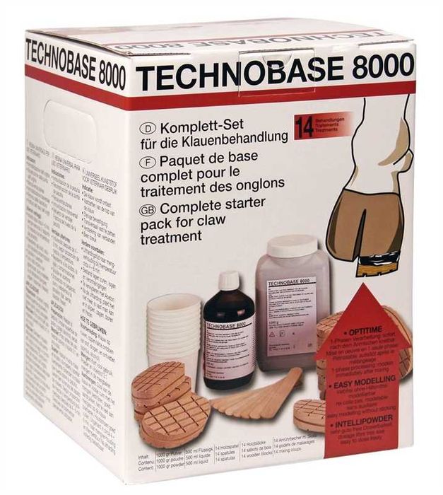 Zestaw do leczenie racic kopyt TECHNOBASE 14szt
