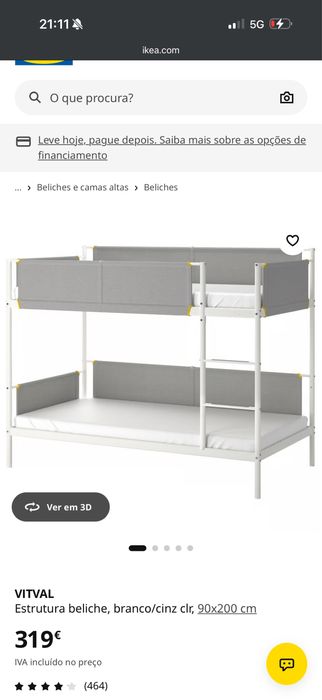 Cama beliche ikea