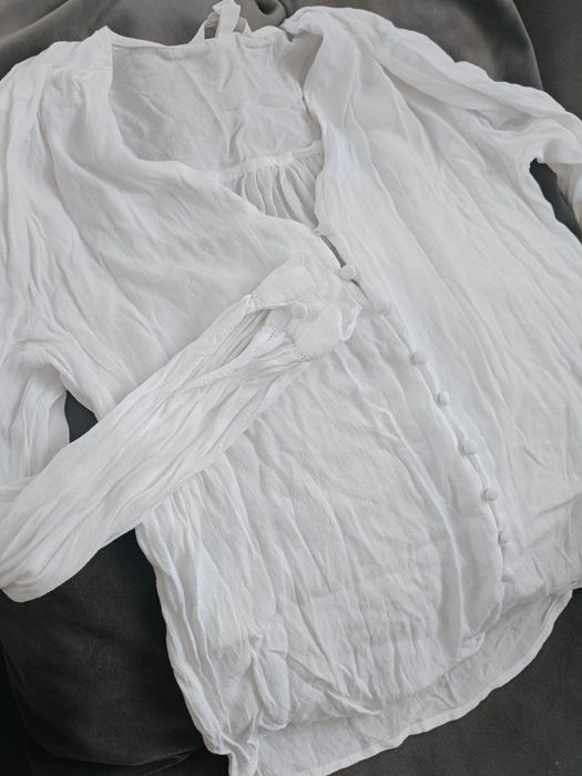 Bluzka koszula H&M na guziki elegancka sportowa