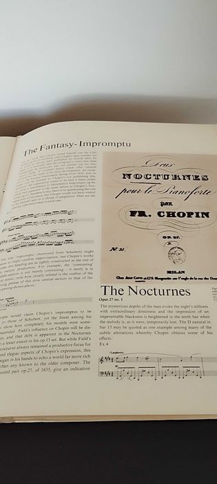 Vinil 33 1/3 rpm Chopin com revista antiga vida e obra incluída