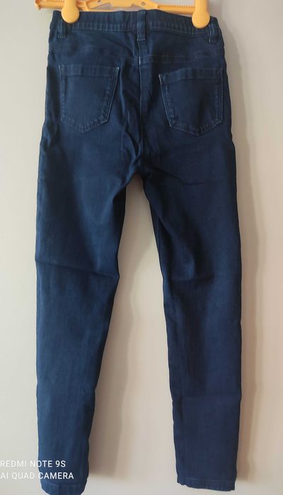 leginsy ala jeansy granatowe Next r.140 10 lat