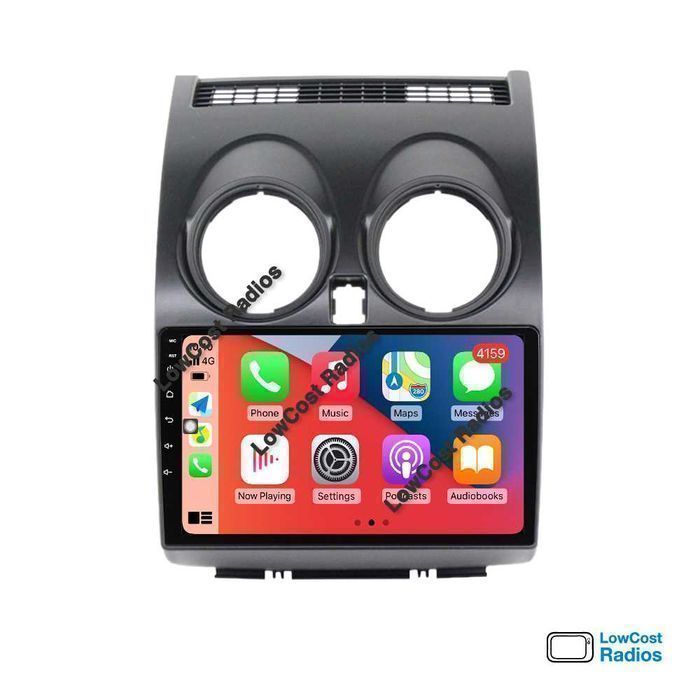*(NOVO) Rádio 2DIN 9" Nissan QASHQAI J10 (2006 a 2014) • Android 15 | CARPLAY • ANDROID AUTO