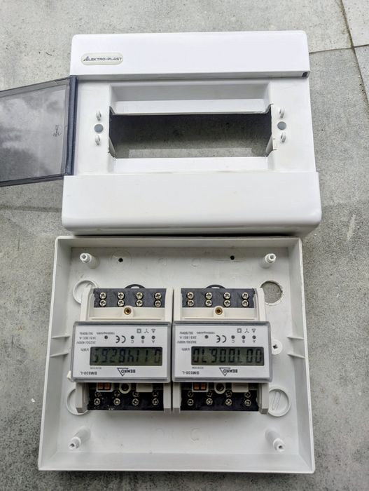 liczniki energii podwójne Bemko 3-fazy