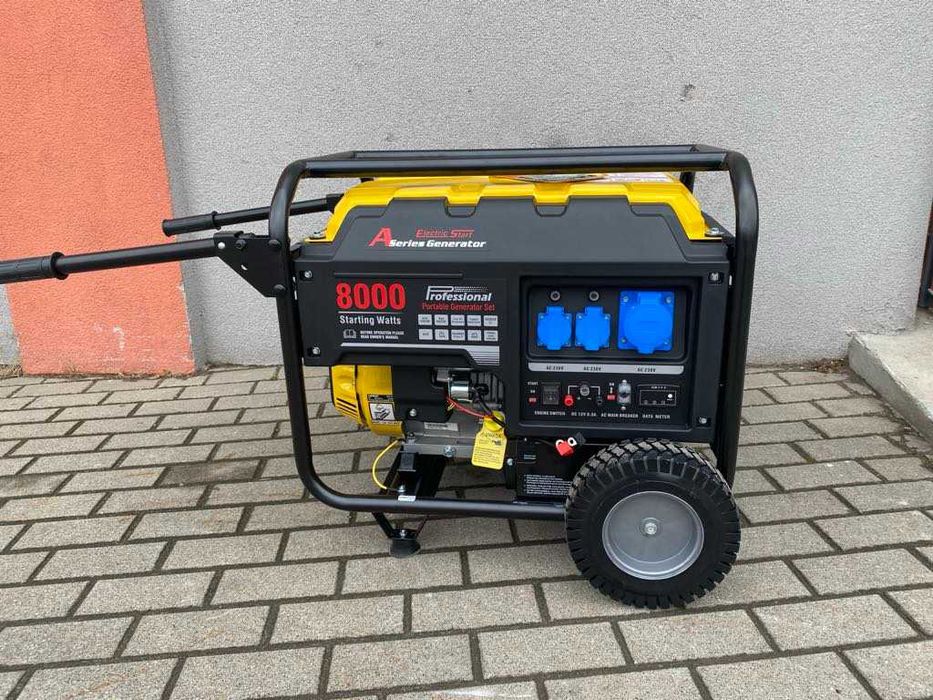 Agregat prądotwórczy 6,5kW 230V Loncin LC8000D-AS-1F Stabilizacja AVR