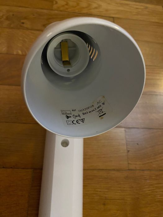 New White Ceiling Lamp with 2 Light Sources64730160526081121