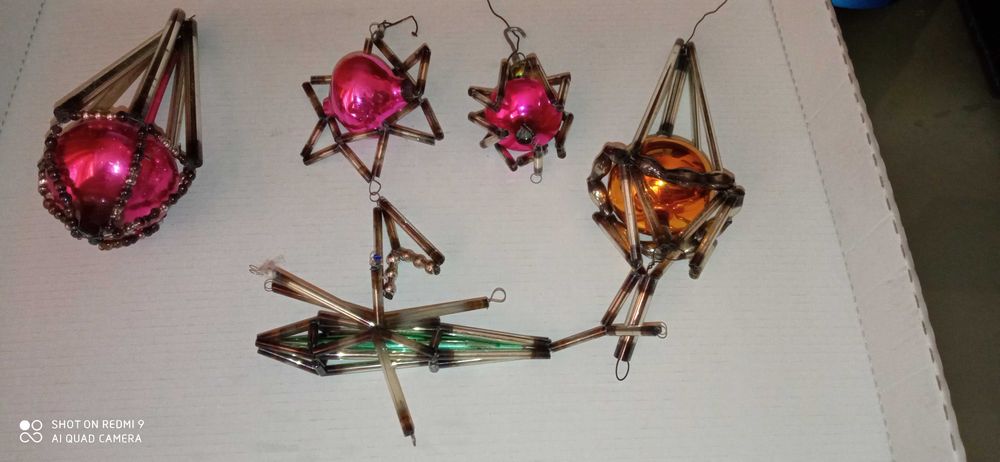 Елочные игрушки СССР Стекляриус