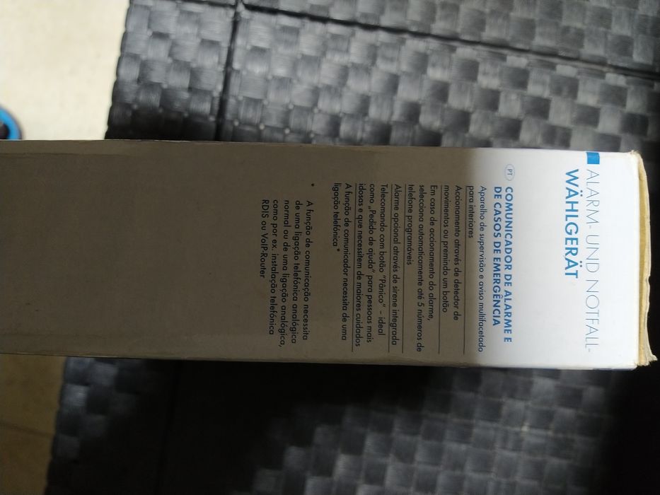 Alarme com sensor e ligação c cabo telefónica