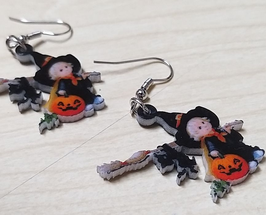 Brincos Halloween.