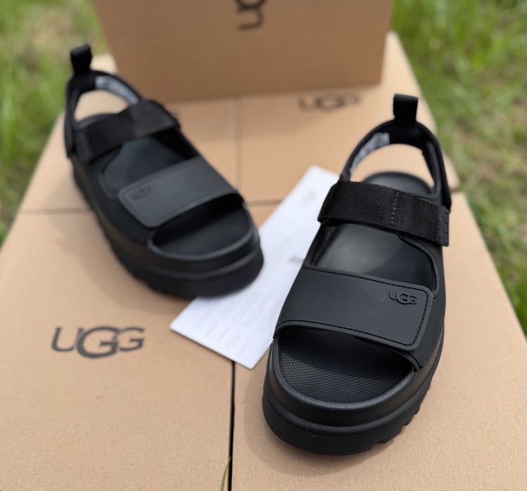 Босоножки/Босоніжки Ugg Goldenglow Sandals Black Оригінал /Угги Сандали /Угг/Уггі/Угі
