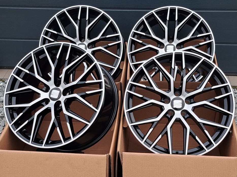 Alufelgi 18 SEAT 5x112 Alhambra Altea Ateca Leon Tarraco Exeo CNC RS4
