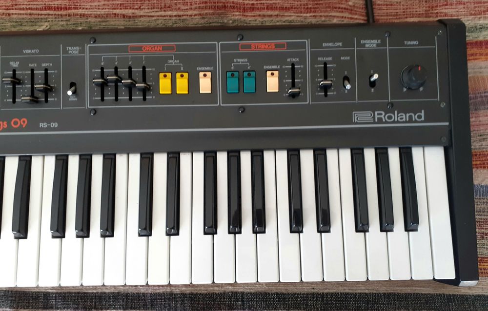 Roland RS-09, Strings / Organ, Vintage Analog Synthesizer64172672443011123