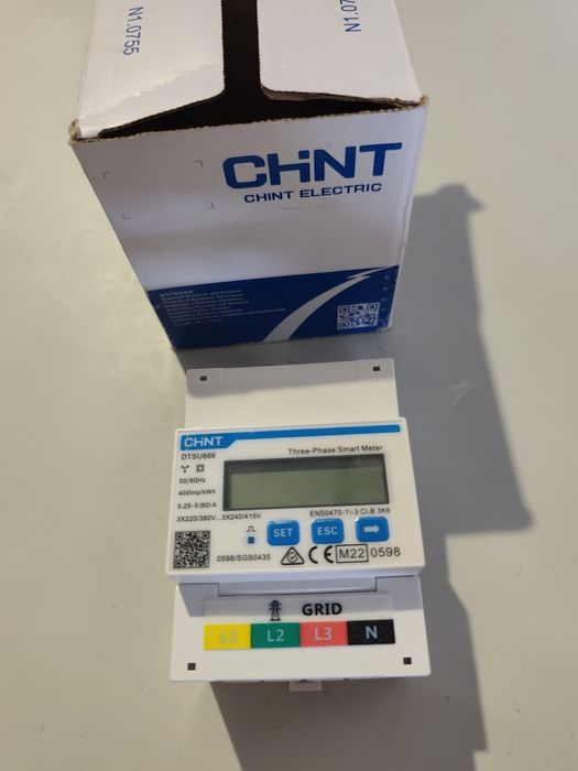 Contador de Energia Trifásico Smart Meter CHINT DTSU666