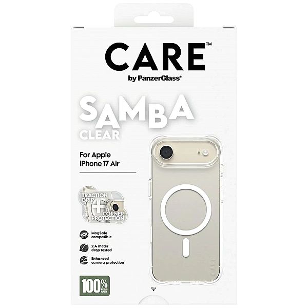 Etui CARE by PanzerGlass Fashionable Samba w. White MagSafe na iPhone