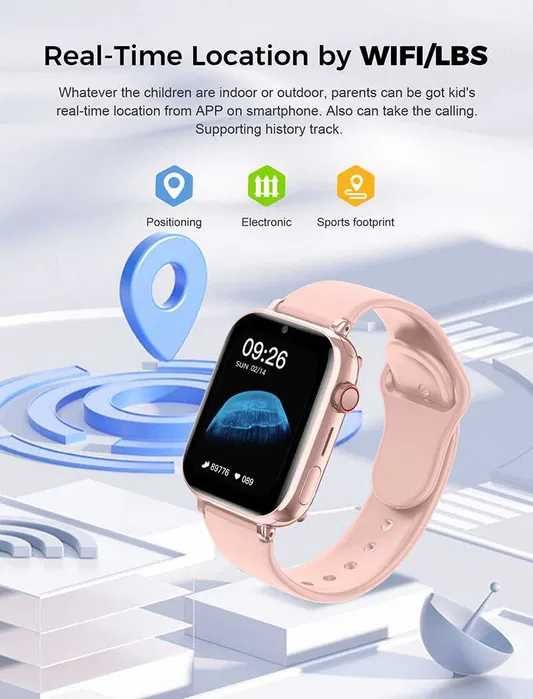 ДИТЯЧИЙ розумний смарт годинник LEMFO LT38B з камерою, GPS, та 4G