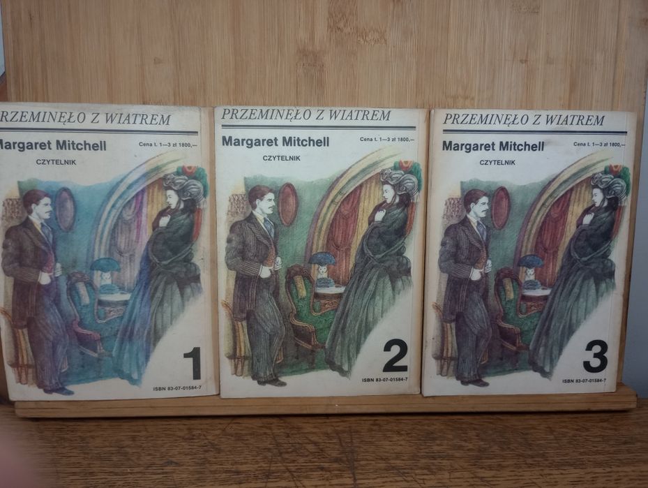 Przeminęło z wiatrem. Margaret Mitchell. 1+2+3 tom.