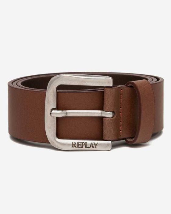 Nowy skórzany pasek męski Replay r. 95 AM2453.000.A3008A.045