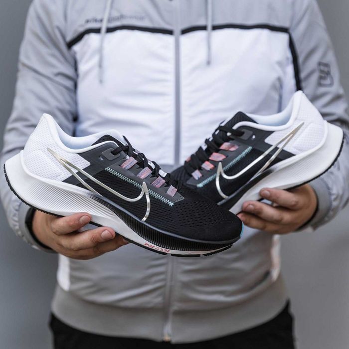 Кросівки Nike Air Zoom Pegasus 38 White/Black premium