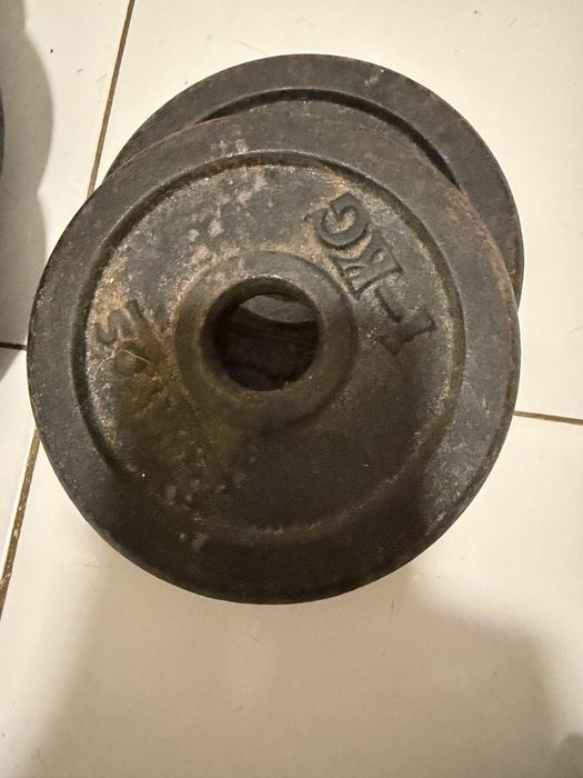 Kit musculação como novo