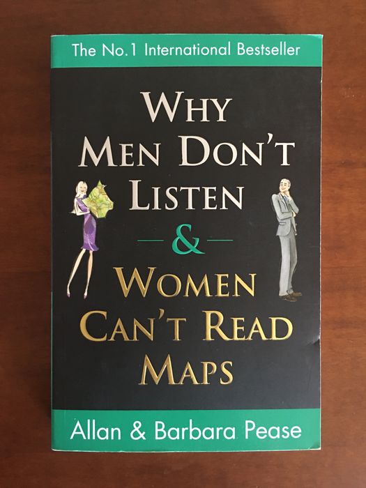 Why Men Don't Listen and Women Can't Read Maps  английский язык книга