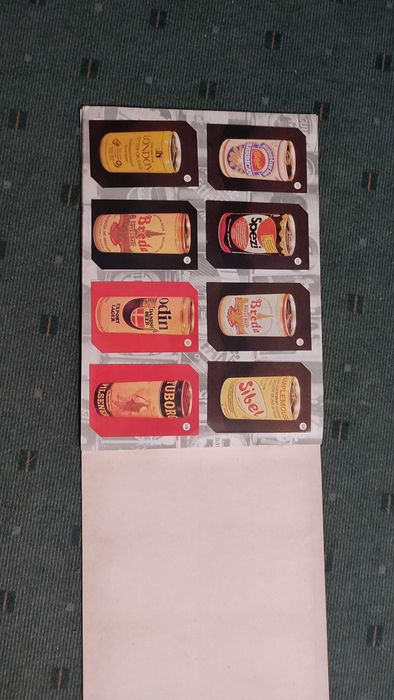 O Mundo das Bebidas - caderneta completa com 128 calendários