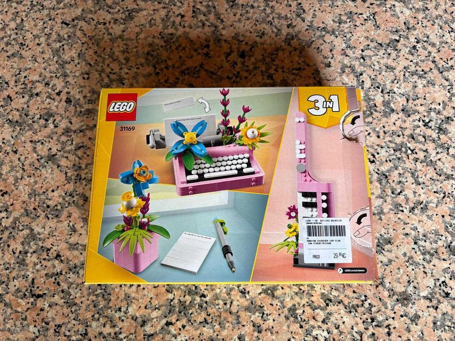 LEGO Creator 3em1 — 31148 Patim + 31169 Máquina de Escrever