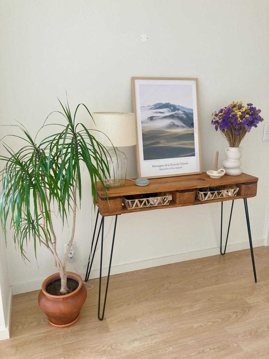 Aparador de Entrada em Palete - Estilo Único - Oferta Limitada