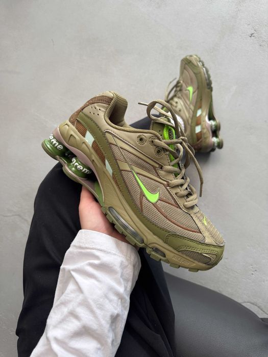 Мужские кроссовки Nike Supreme Shox Ride 2 Khaki Premium. 40-46