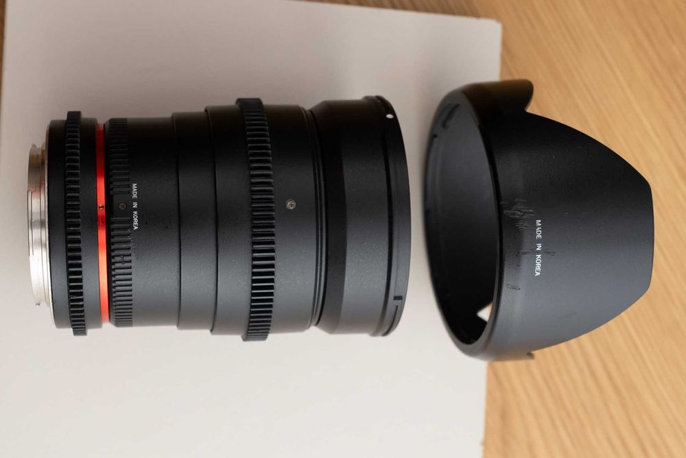 Obiektyw Samyang 35mm T1.5 VDSLR Canon EF