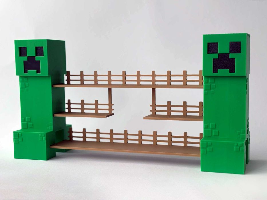 Поличка для фігурок Kinder Joy Minecraft (3D-друк)