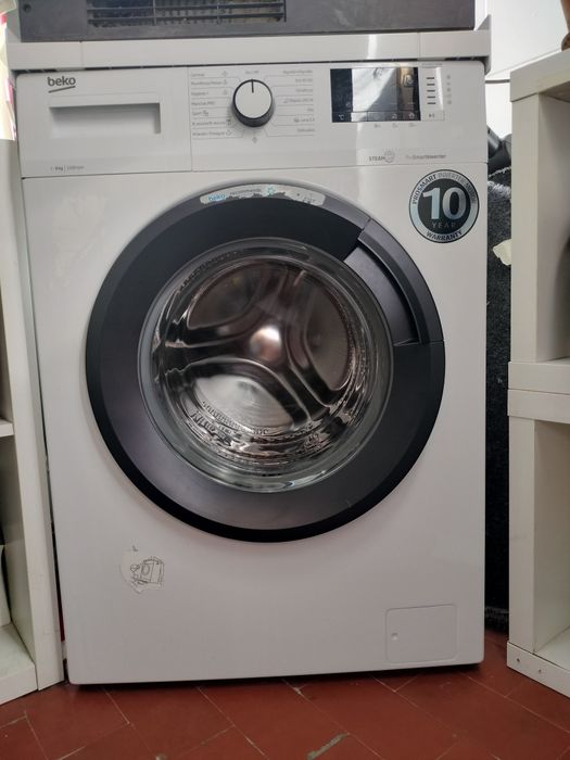 Máquina de lavar roupa Beko 8kg — pouco uso