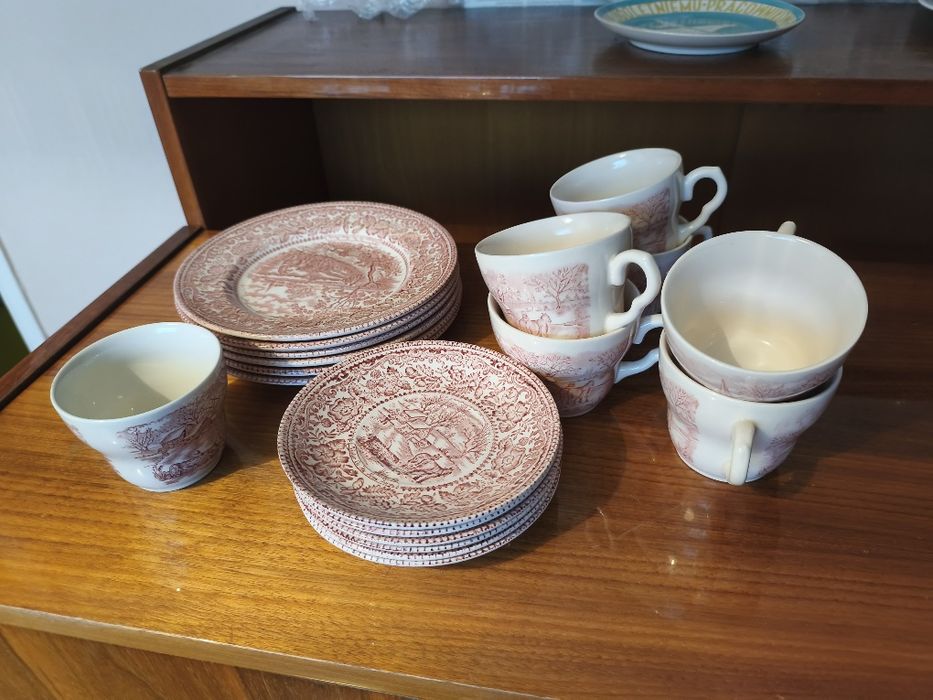 Angielski zestaw kawowy dla 6 osób