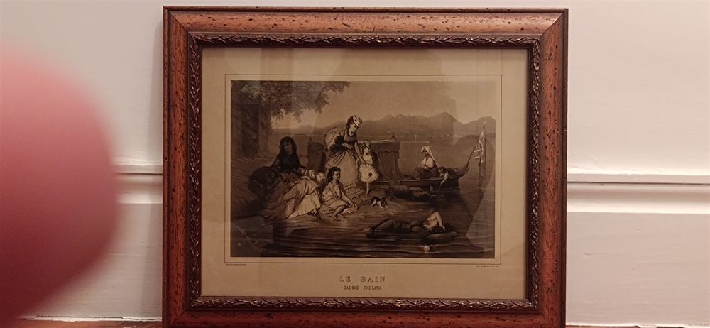 Quadros 37x44cm moldura madeira