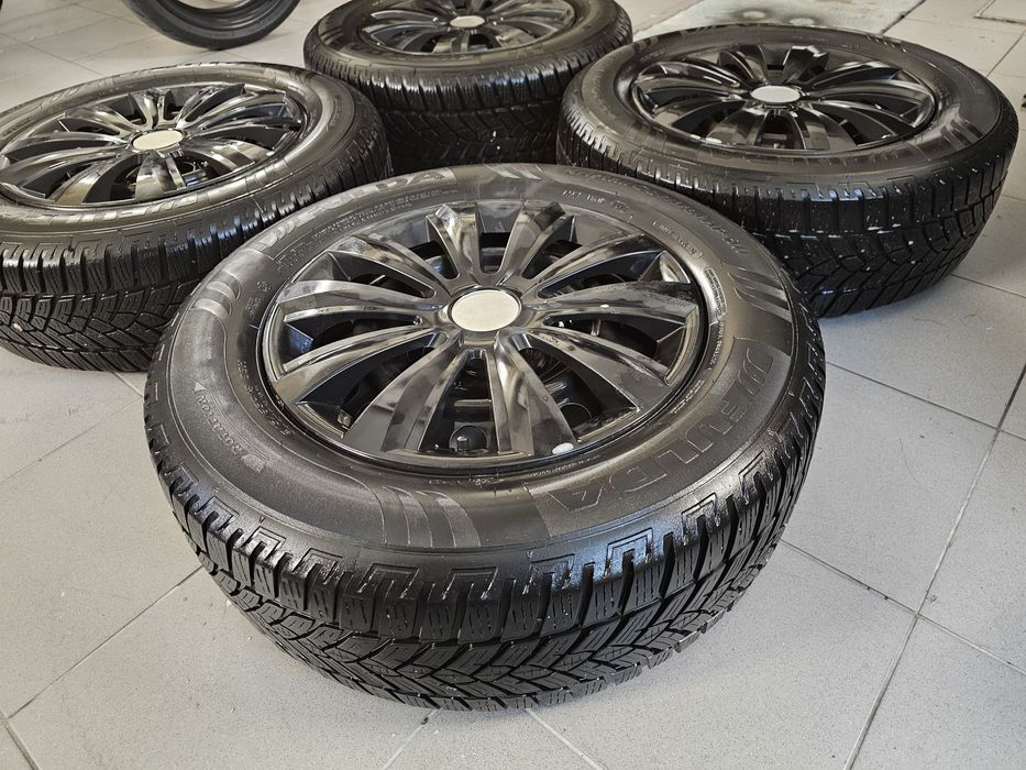 4 jantes ferro 16 com 4 pneus 215 65