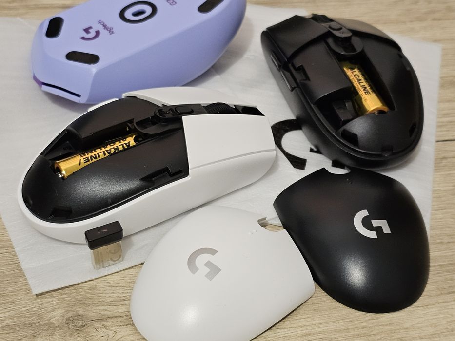 Logitech G305/304 Бездротова комп'ютерна мишка purple/white/black/blue