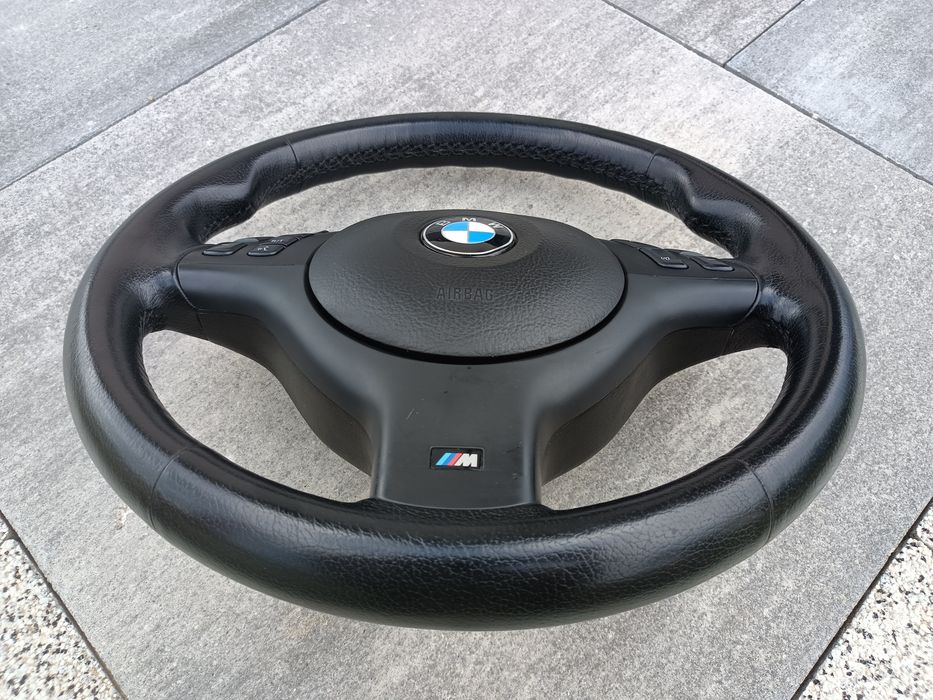 Oryginalna kierownica Mpakiet z multifunkcją BMW E46 E39 E38 X5 E53