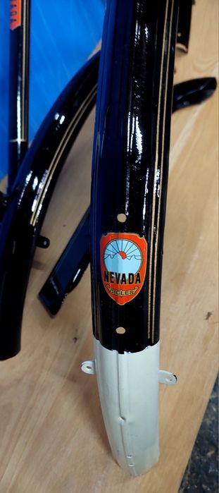 Quadro bicicleta pasteleira NEVADA restaurado pintura original