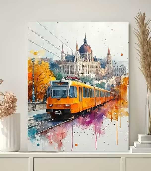 Obraz na płótnie pociąg (nowy)