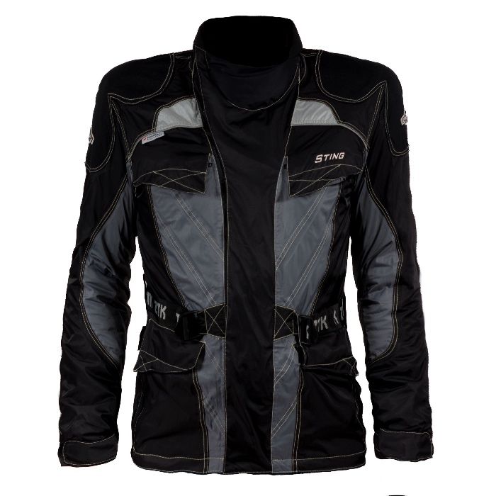 KURTKA MOTOCYKLOWA + Podpinka + Ochraniacze Made in Germany kask AGV