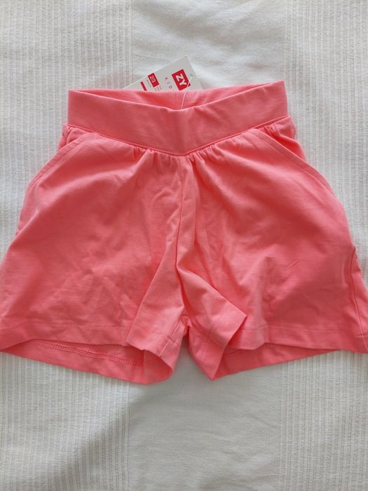 Calções verão menina, rosa, 100% algodão, 2/3anos 88-95cm, ZY Kids