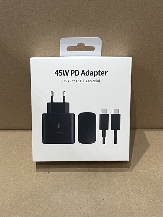 Zestaw do Samsung - Ładowarka 45W + Kabel USB-C - GWARANCJA